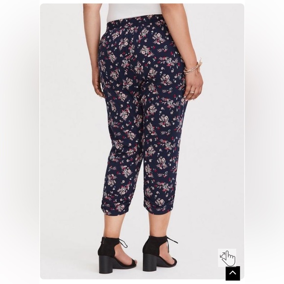 Torrid Crop Challis Pant size 2 - Picture 1 of 6